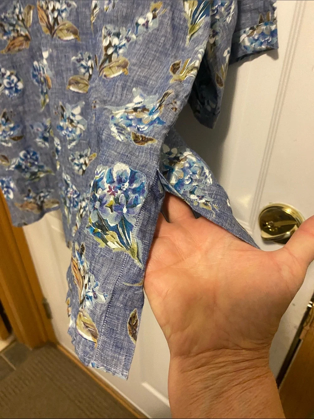 Frank and Eileen Rosie linen button down